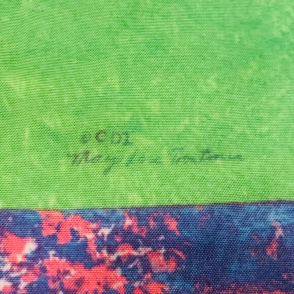 Mary Lou Troutman Golf House Flag Large Its Tee Time King Parrot Cartoon 27"x39" - Picture 5 of 6